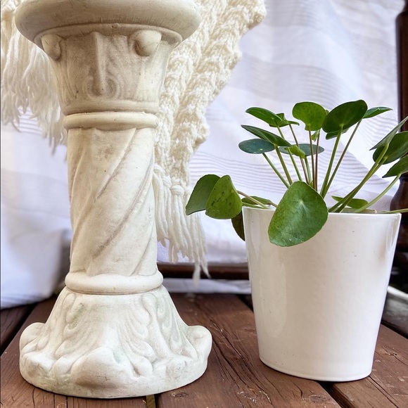 Vintage Ceramic Stoneware Plant Holder Pedestal for Displaying Art Work - Picture 2 of 4